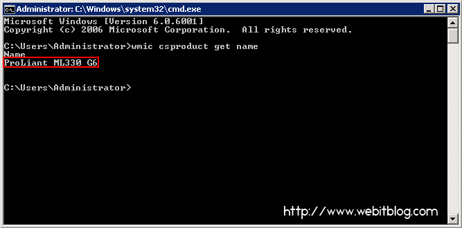 lookup serial number command prompt